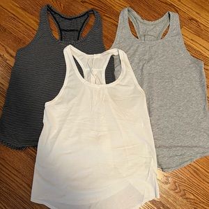 Lululemon Love Tanks, set of 3, size 8
